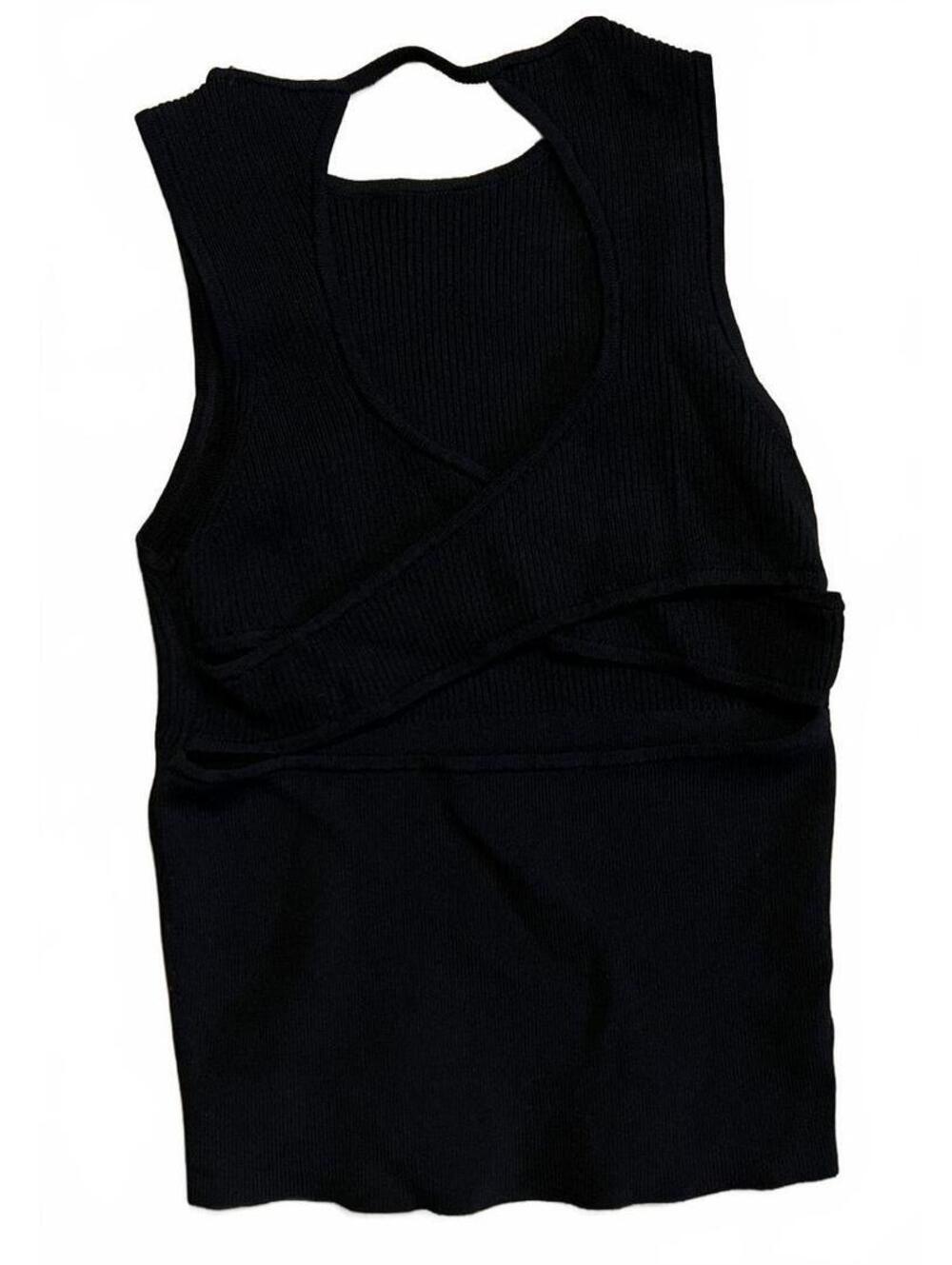 Zara black sleeveless bodysuit